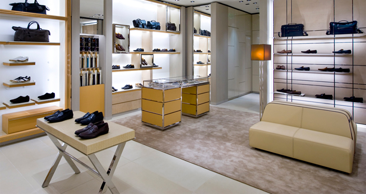 ZAG worked with Tod's to open their 3,000 square foot boutique, built in only eight short weeks.