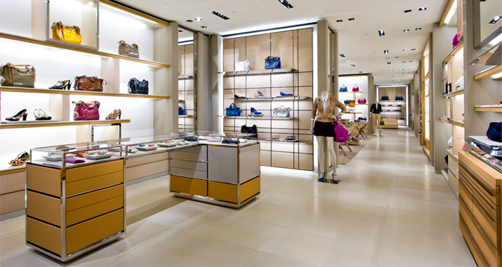 ZAG worked with Tod's to open their 3,000 square foot boutique, built in only eight short weeks.